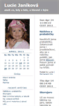 Mobile Screenshot of lucie.janik.cz